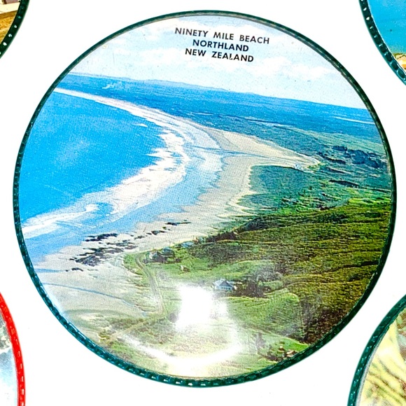 Vintage New Zealand Photo Coasters Set of 5 - Picture 5 of 10